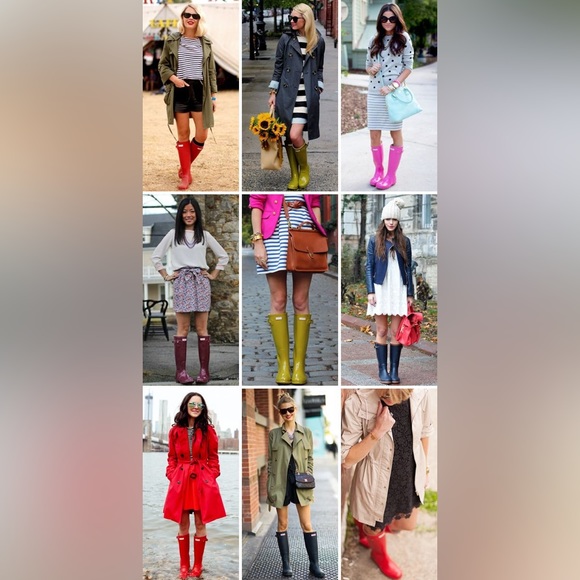 Hunter Original Short Gloss Boots - Picture 8 of 15